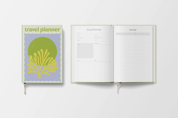 Travel Planner Green Coral