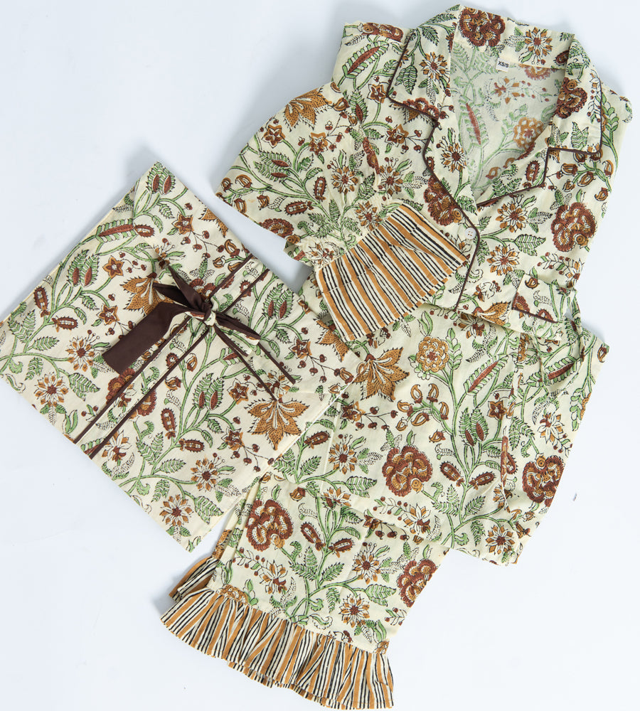 Coco Long Pj Set - Dijon