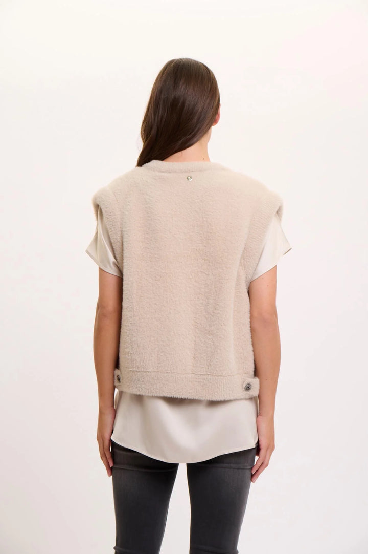 Elona Waistcoat - Stone