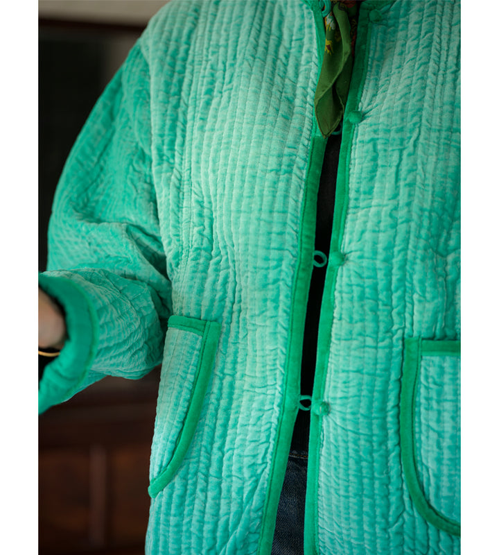 Tinky Velvet Jacket Sea Green
