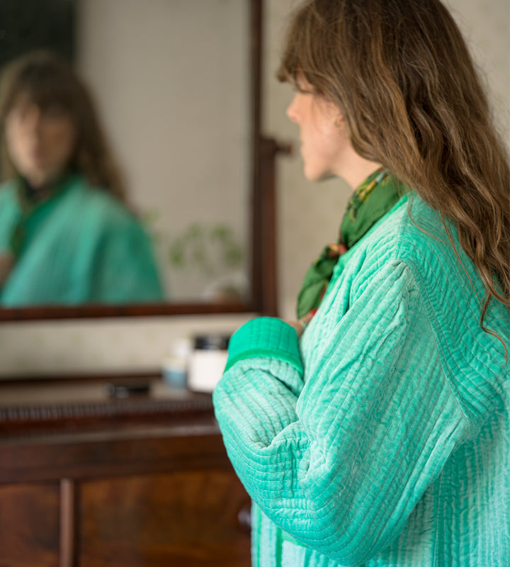 Tinky Velvet Jacket Sea Green