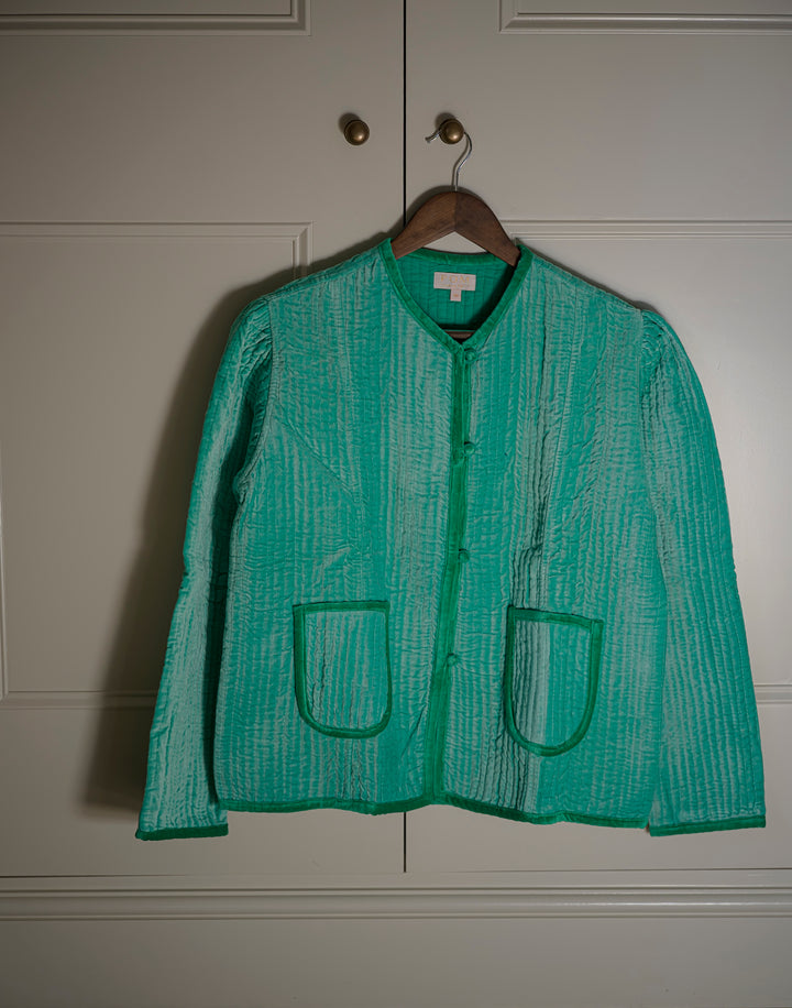 Tinky Velvet Jacket Sea Green