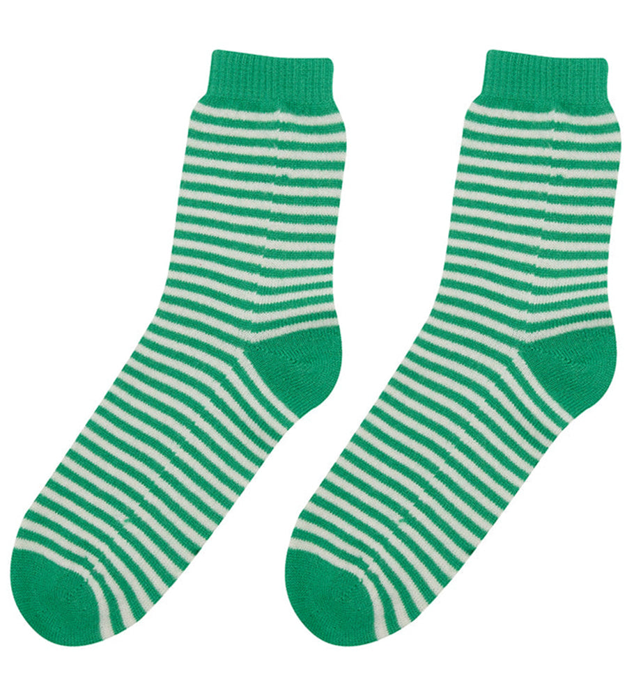 Stripe Socks - Bright Green