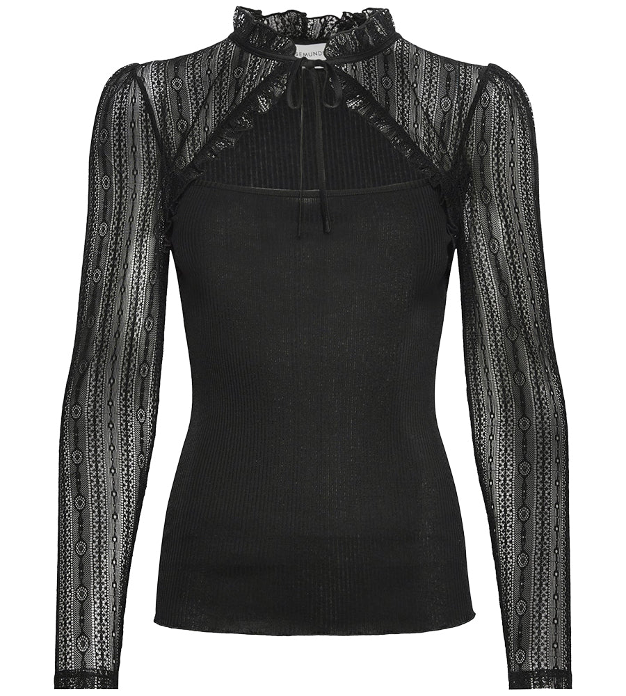 W0944 Beatha Top Black