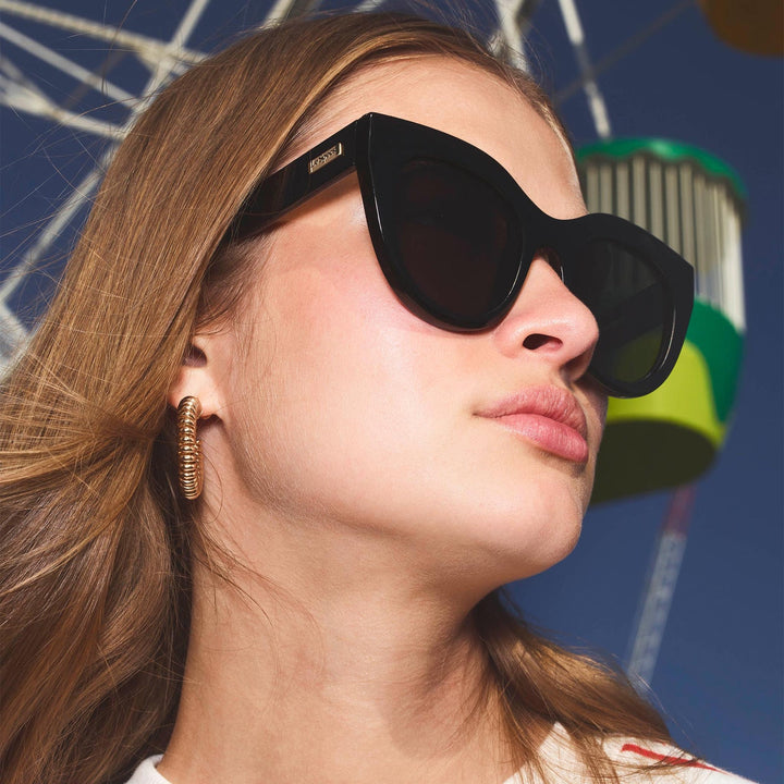 Air Heart Sunglasses -  Black