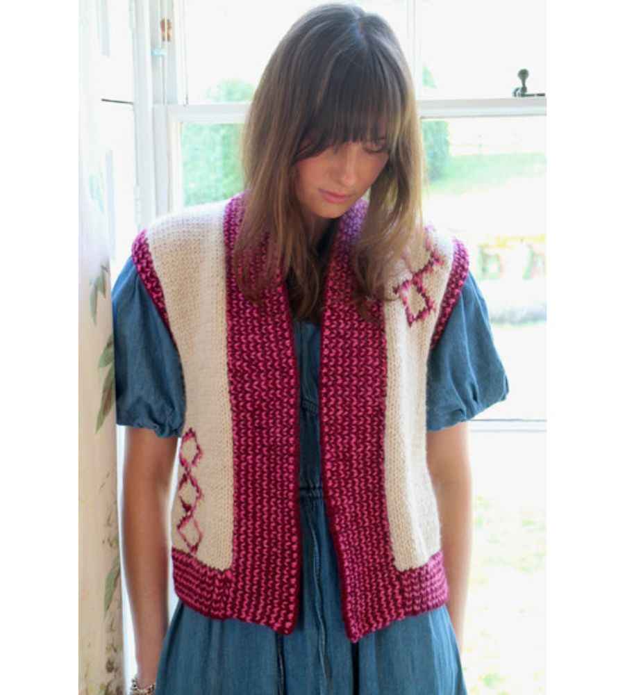 Marrakesh Sleeveless Cardi - Sah/Cyc/Marg