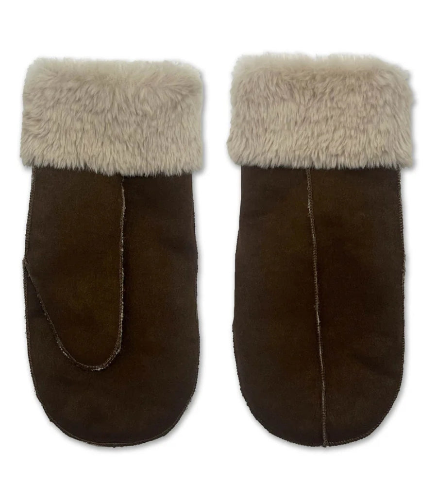Fleur Mittens Chocolate