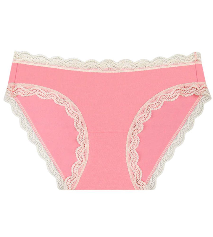 Classic Knicker - Geranium Pink And Buttercream