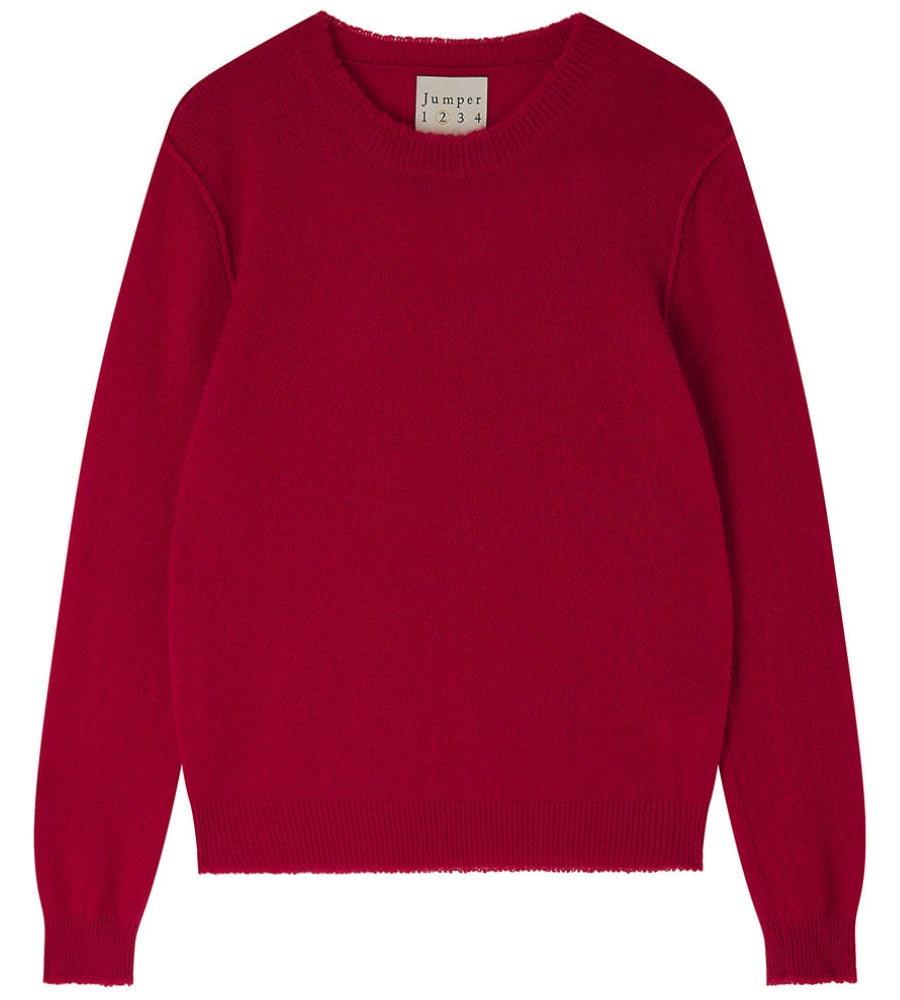 Distressed Crew - Dull Red