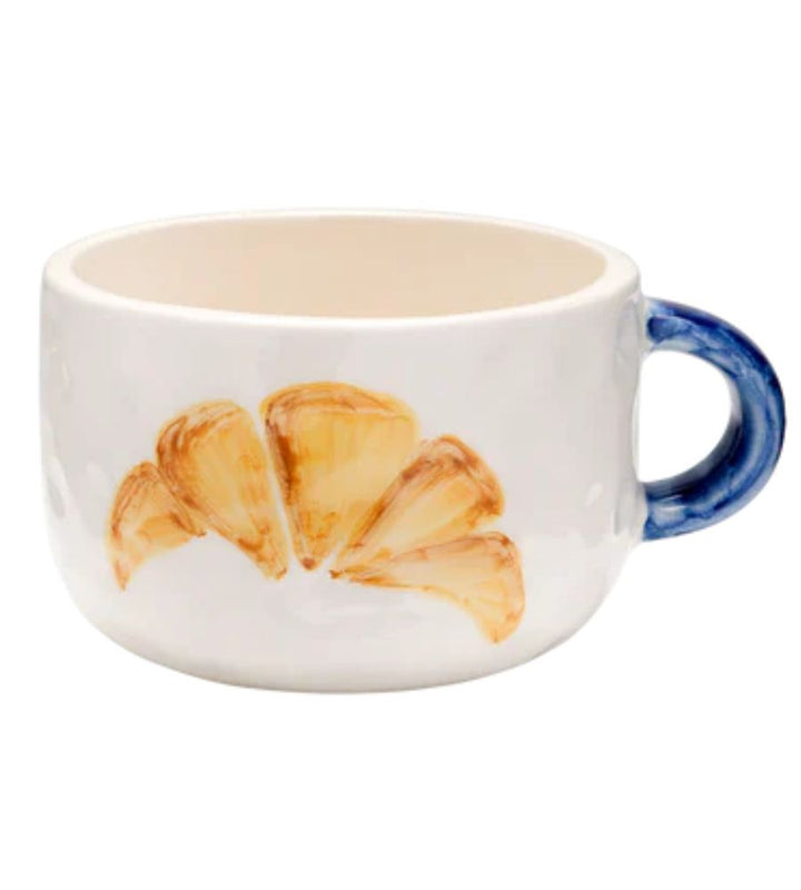 Croissant Cappuccino Mug