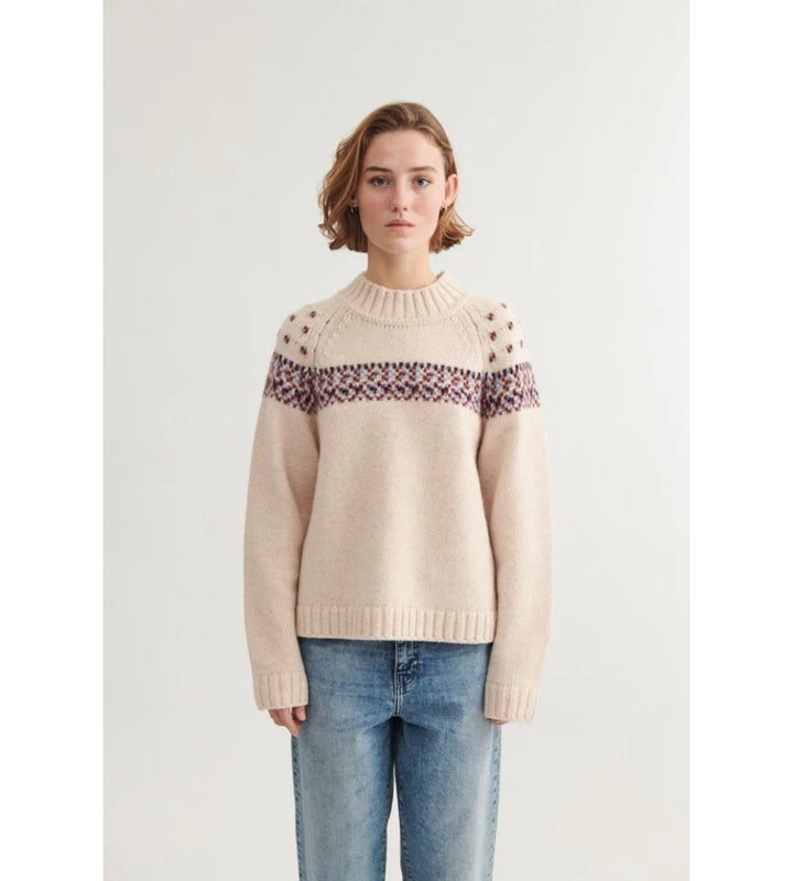 Blanche Sweater - Bordeaux Truffle