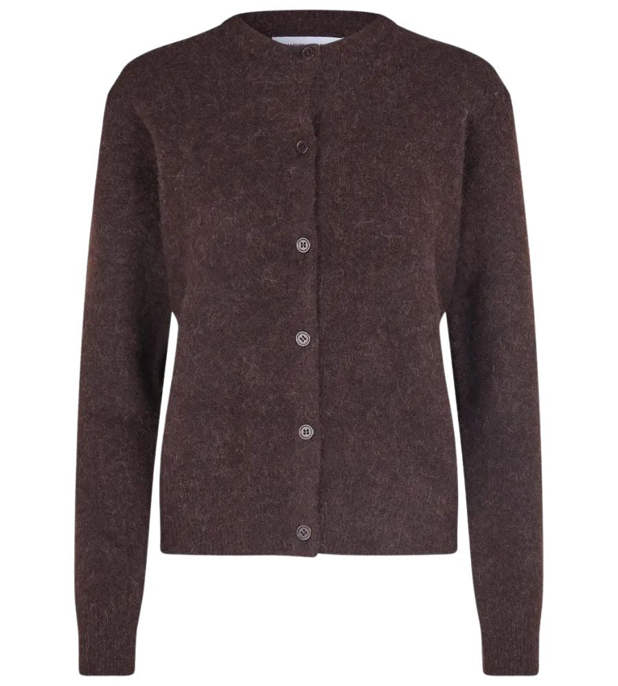 Nor Short Cardigan - Black Coffee