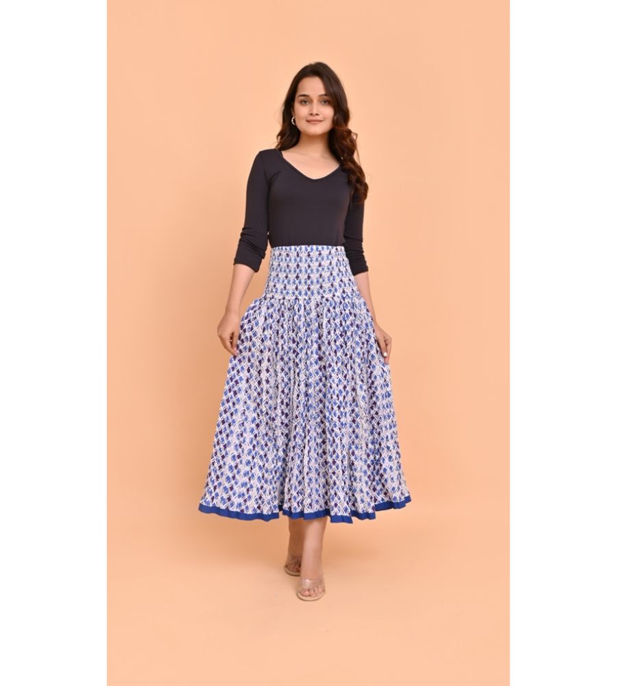 Arista Skirt - Maxton Blue