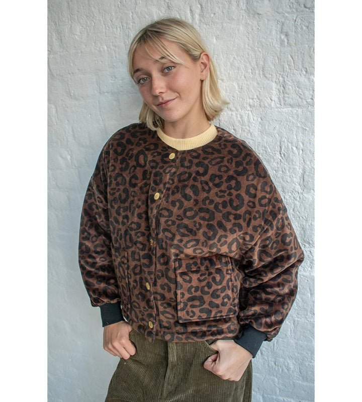 Hilda Veste Maille - Leopard