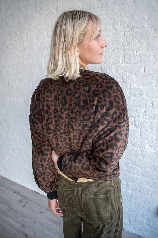 Hilda Veste Maille - Leopard