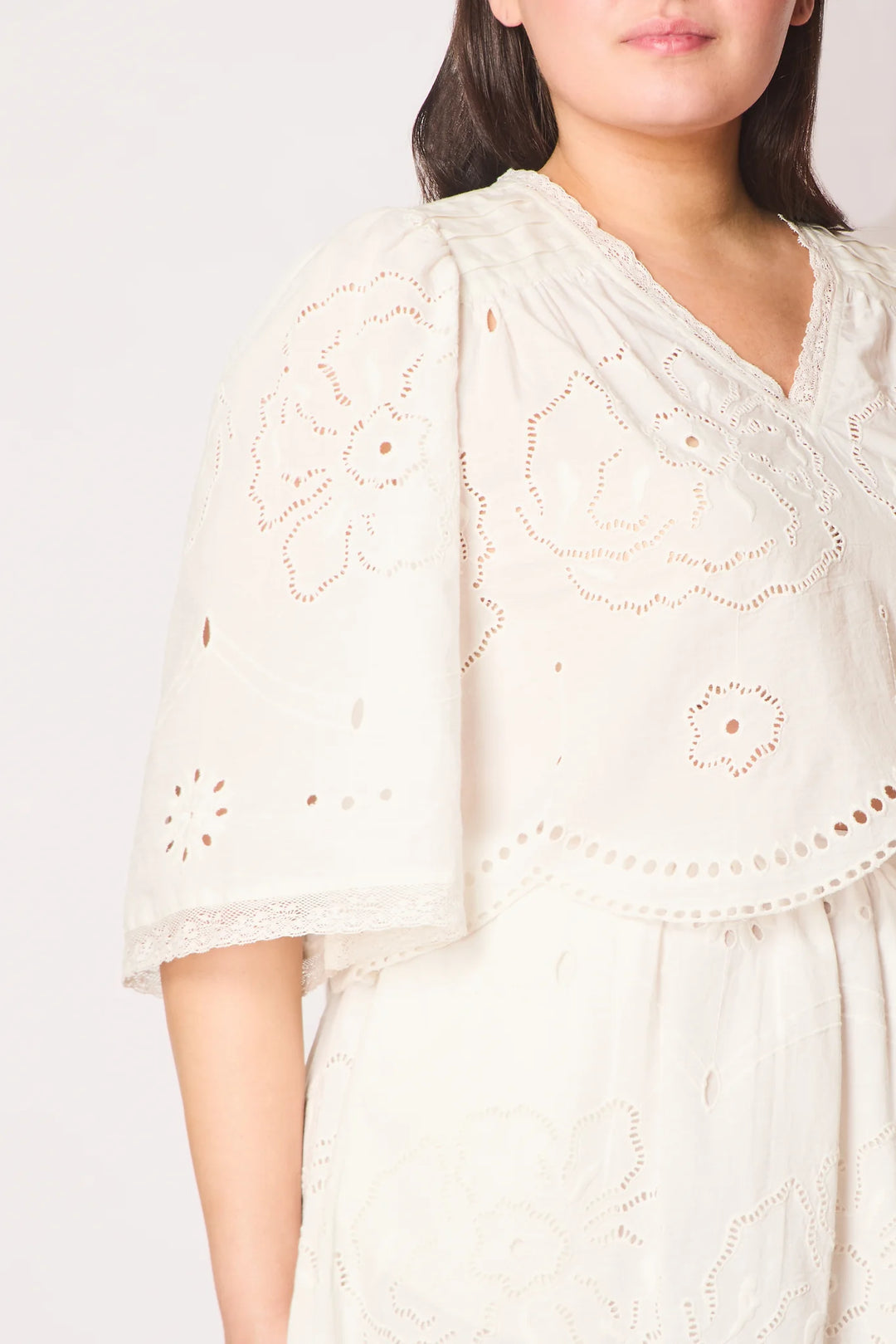 Mabel Top - Vintage White