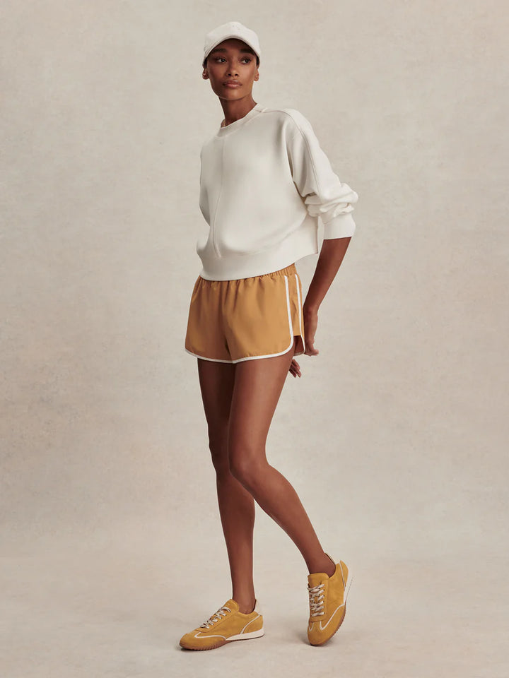 Tasmin Cropped Sweat - Snow White