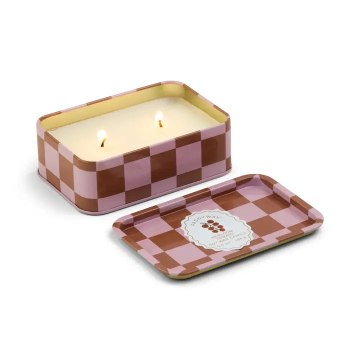 Tomato Printed Tin Candle - Heirloom Tomato