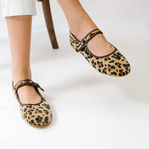 Leopard Mary Jane Shoes