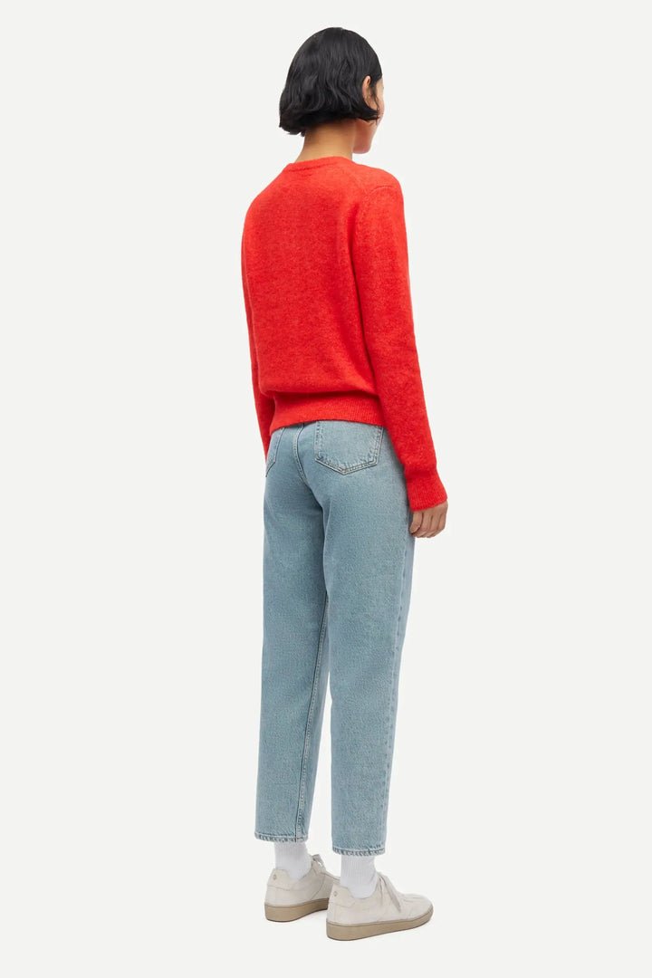 Nor Short Cardigan - Flame Scarlet