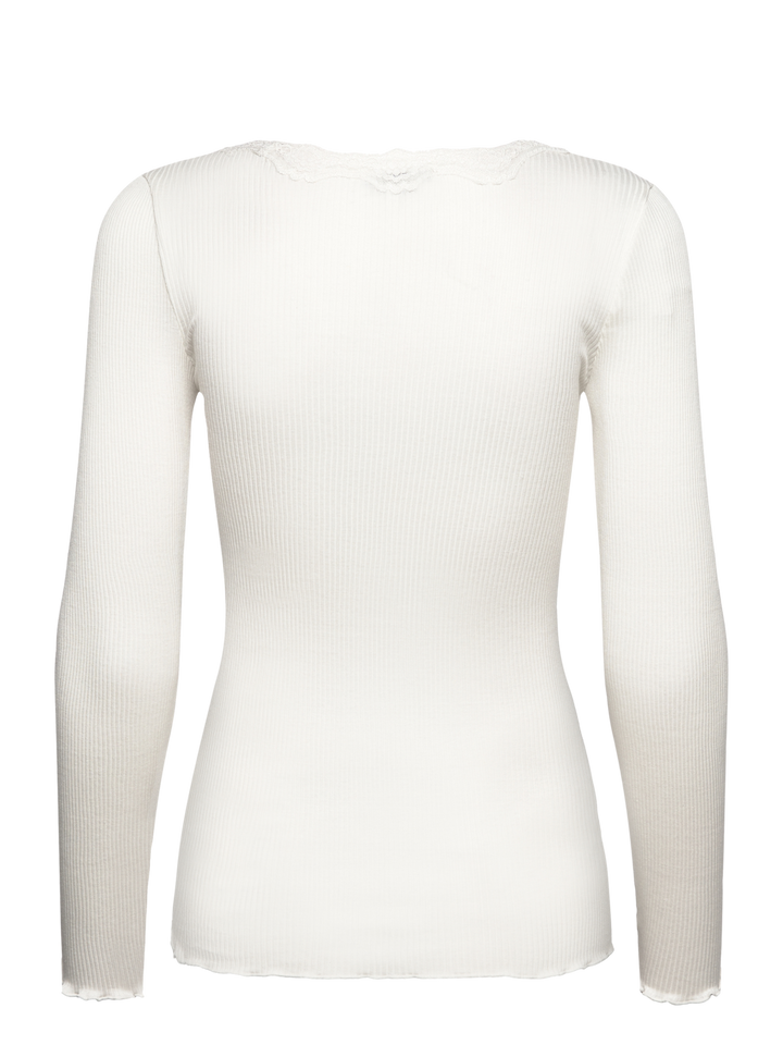 5369 Babette Silk LS U-Neck - Ivory