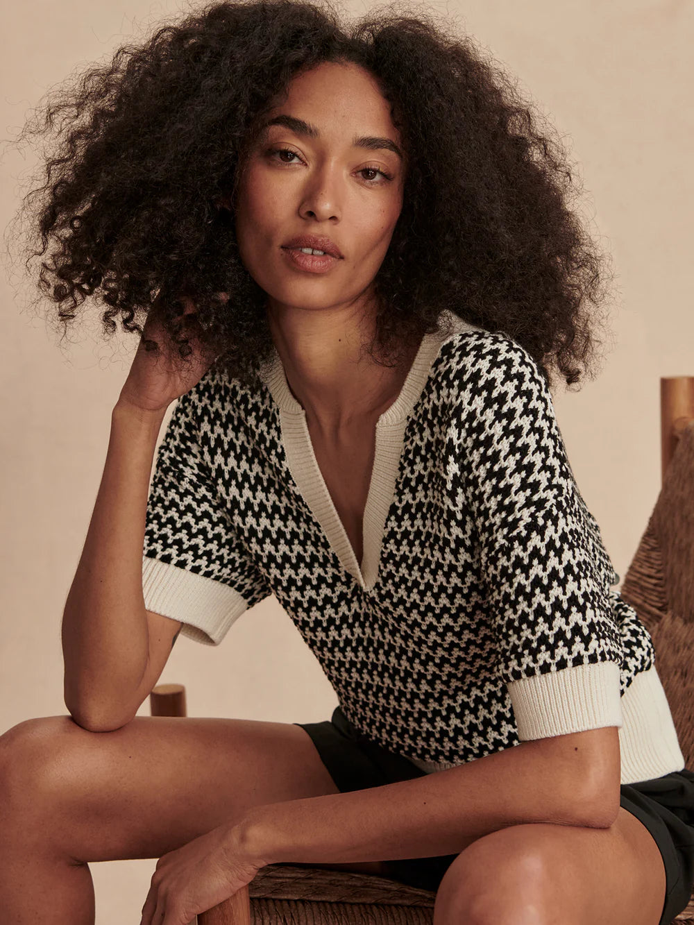 Dora Knit Top - Egret