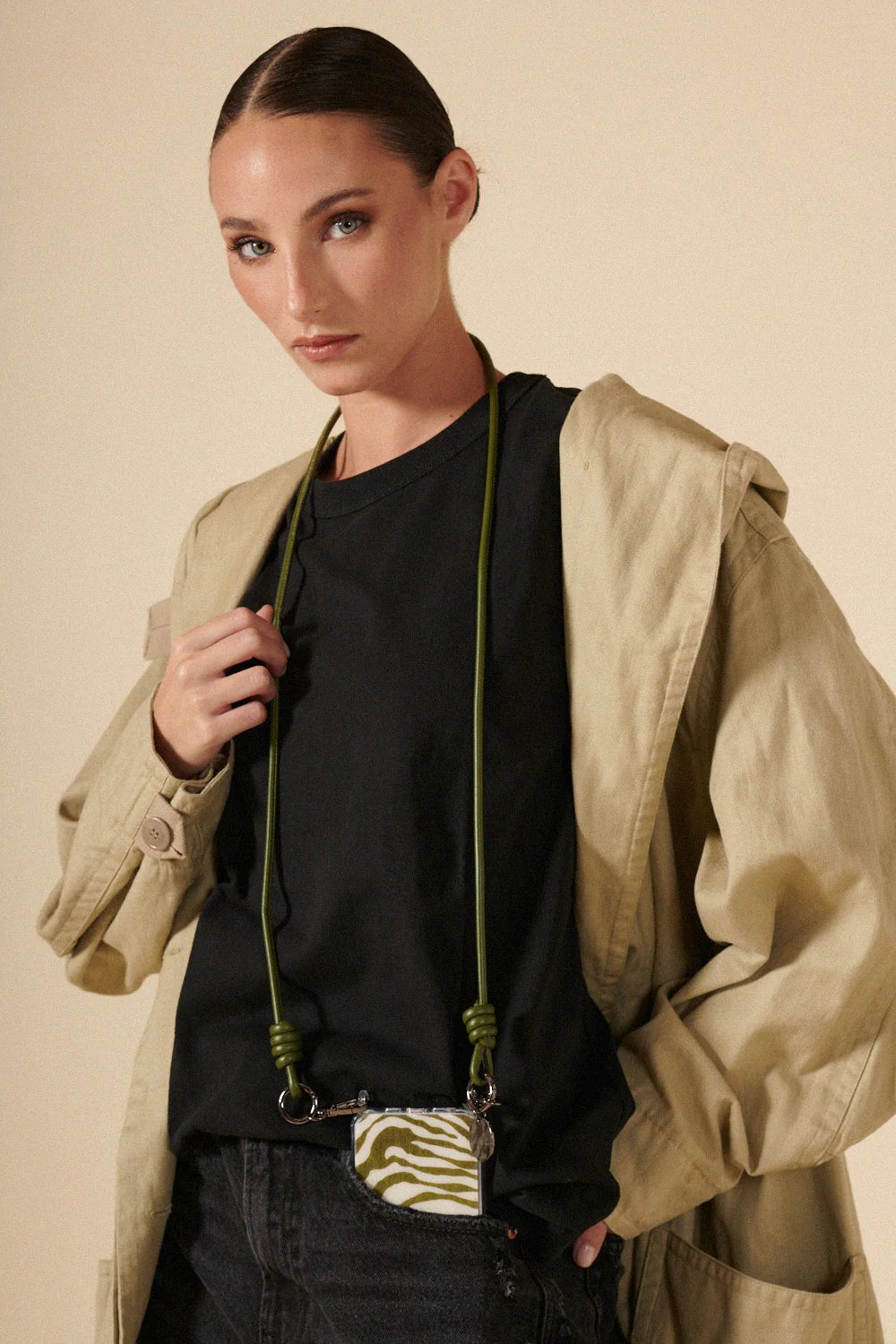 Nolan Khaki Chain 120cm