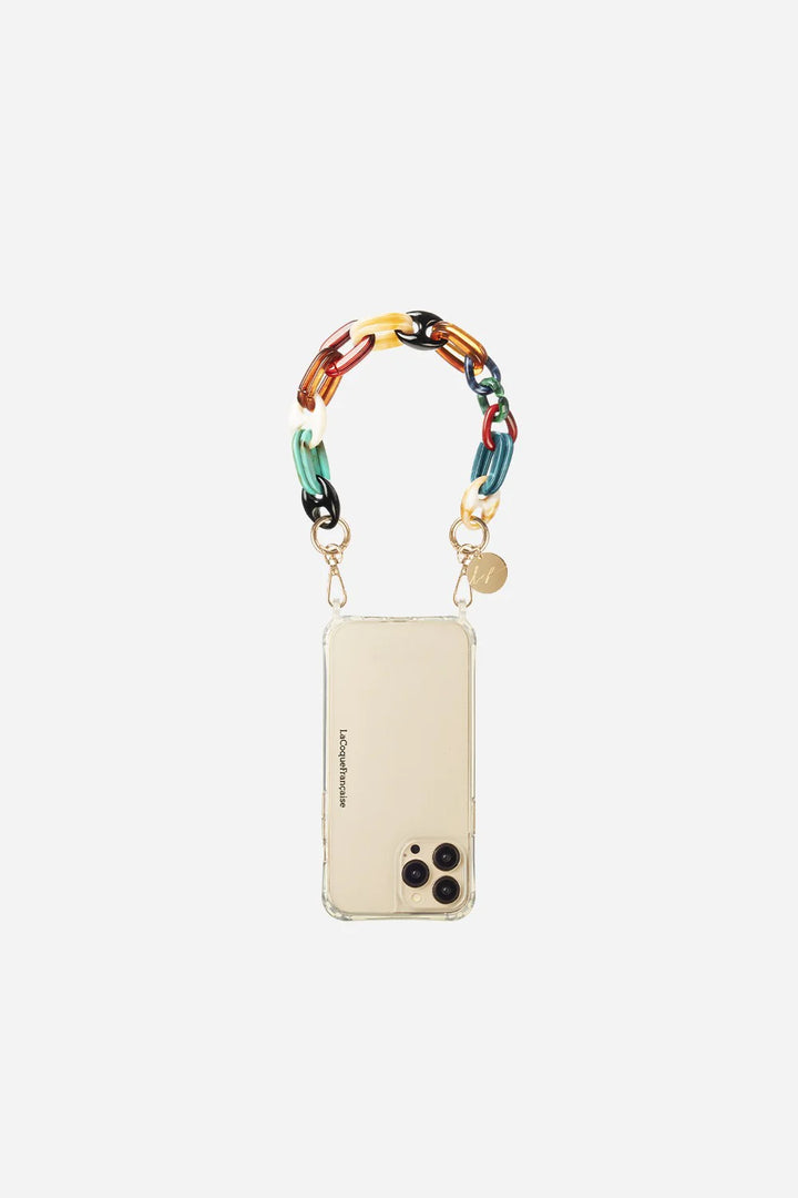 Short Amber Multicolour Chain 44cm