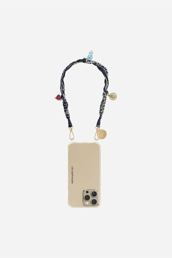 Short Laia Navy Phone Chain 40cm
