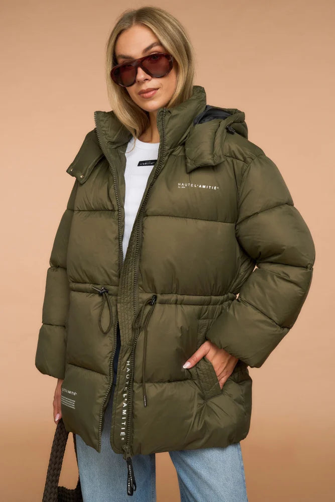 Climb Puffer Jacket - Army