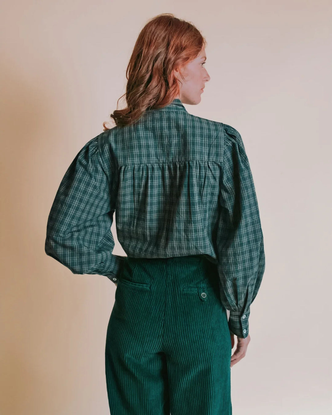 Ediva Blouse - Carreau Foret