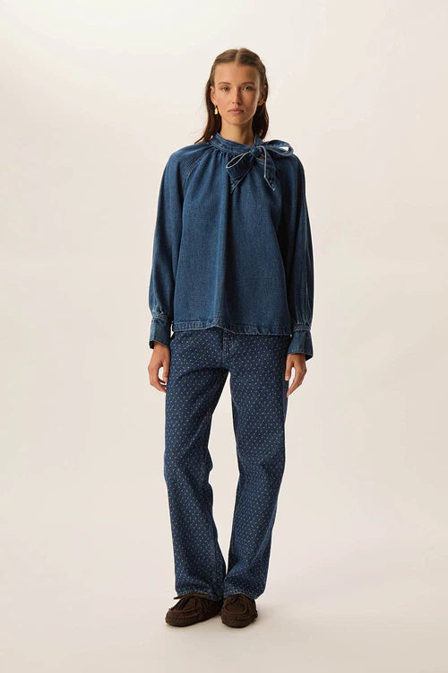 Lou Blouse - Middle Blue