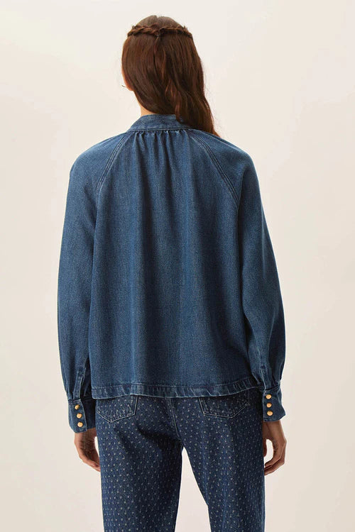 Lou Blouse - Middle Blue