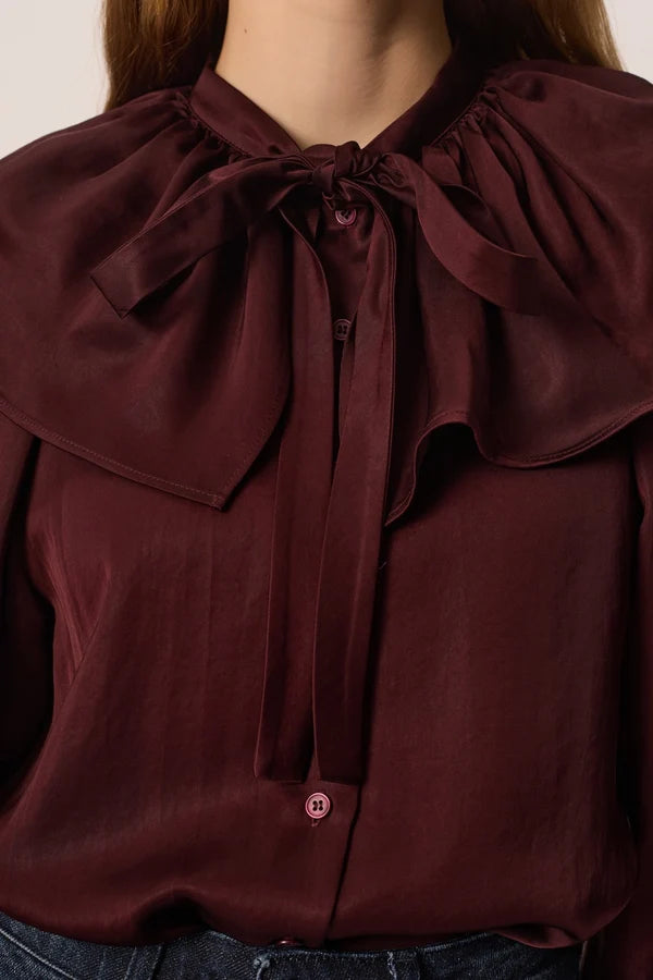 Satia Blouse - Prune