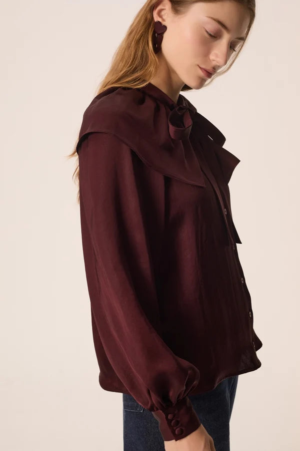 Satia Blouse - Prune