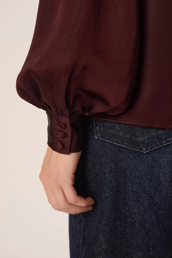 Satia Blouse - Prune