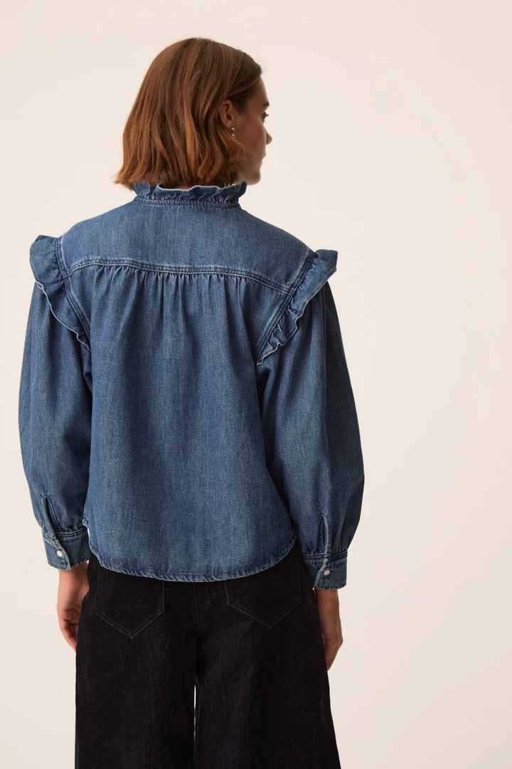 Lazou Shirt - Middle Blue