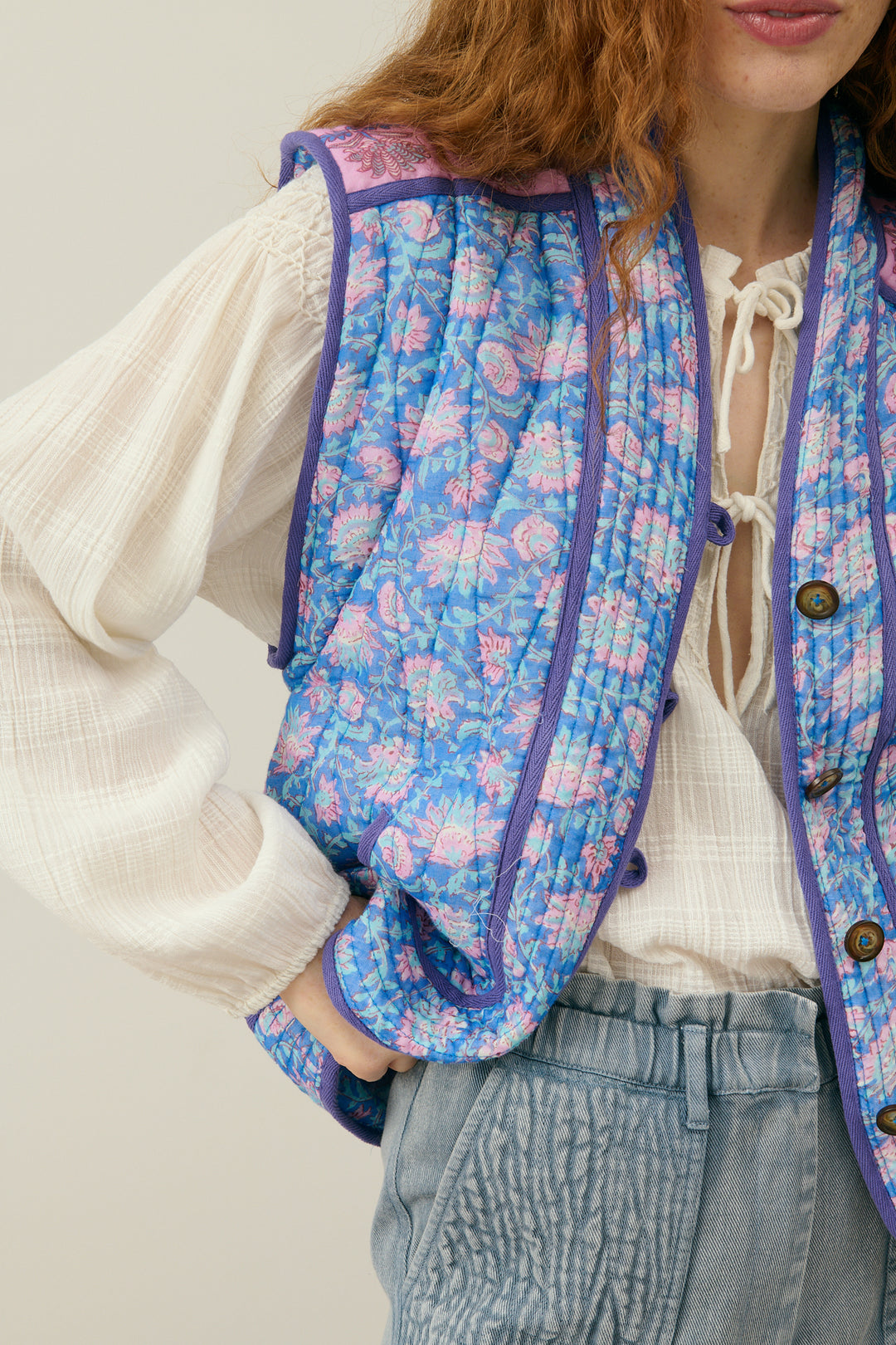 Nelina Jacket - Blue Capri Cove