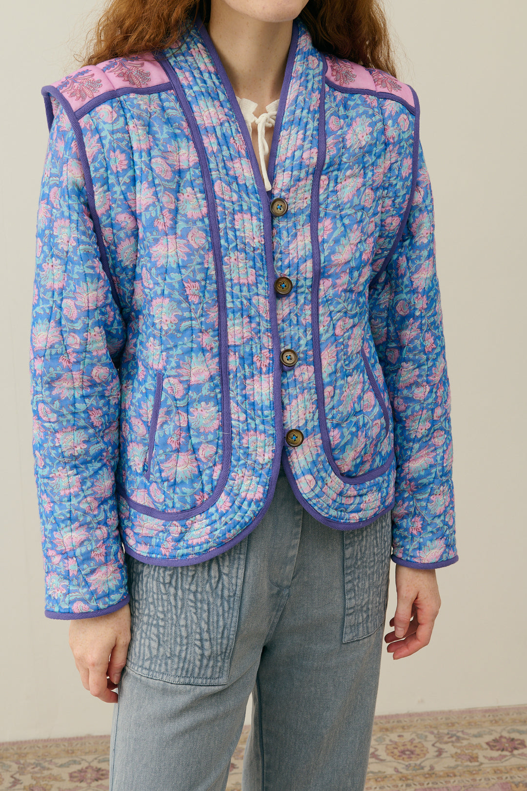 Nelina Jacket - Blue Capri Cove