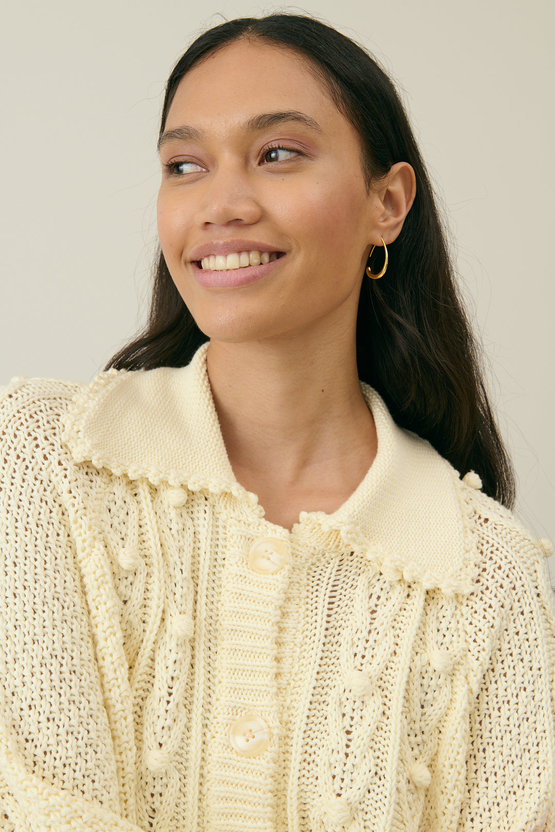 Khellane Cape - Cream