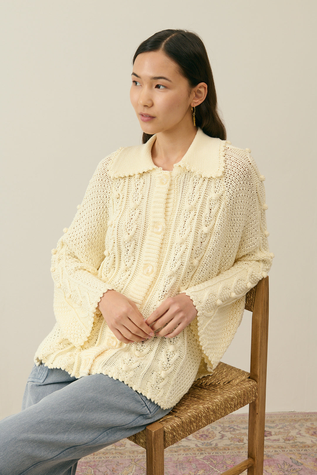 Khellane Cape - Cream