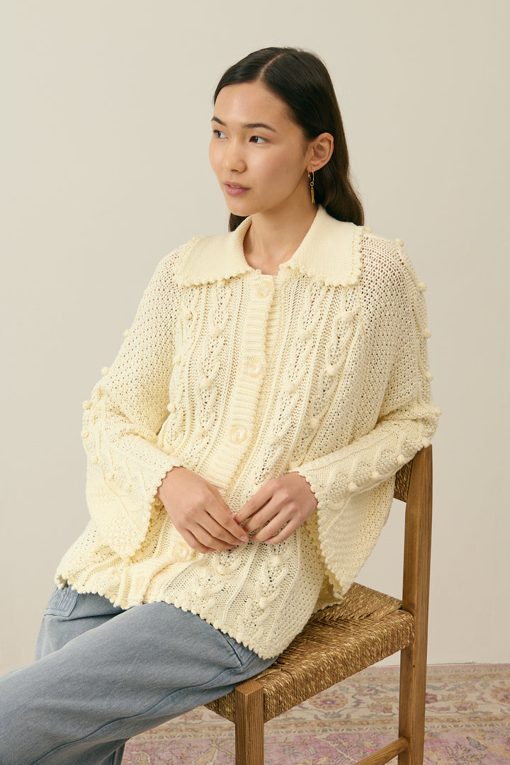 Khellane Cape - Cream