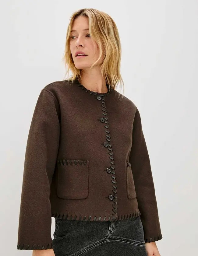 Melanie Jacket - Dark Brown