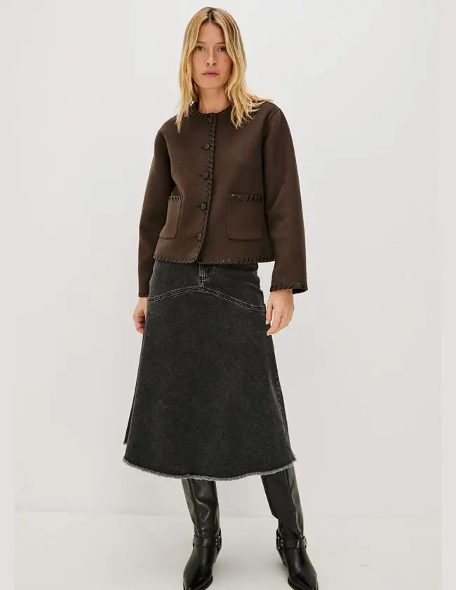 Melanie Jacket - Dark Brown