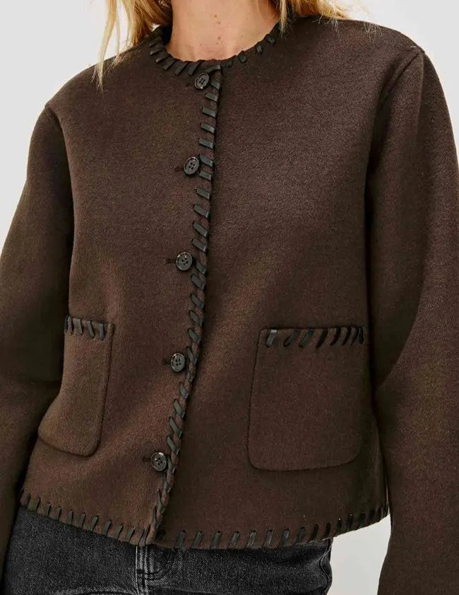 Melanie Jacket - Dark Brown