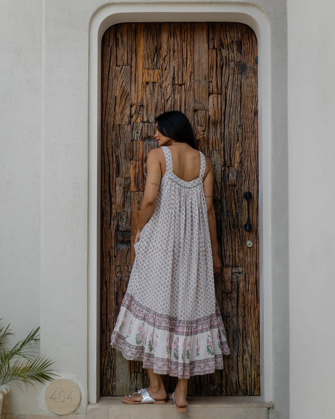 Kaya Maxi Dress - Pink & Sage