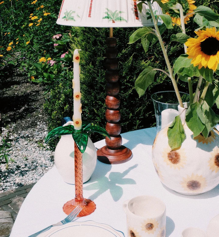 Palm Tree Candle Holder - Multicoloured
