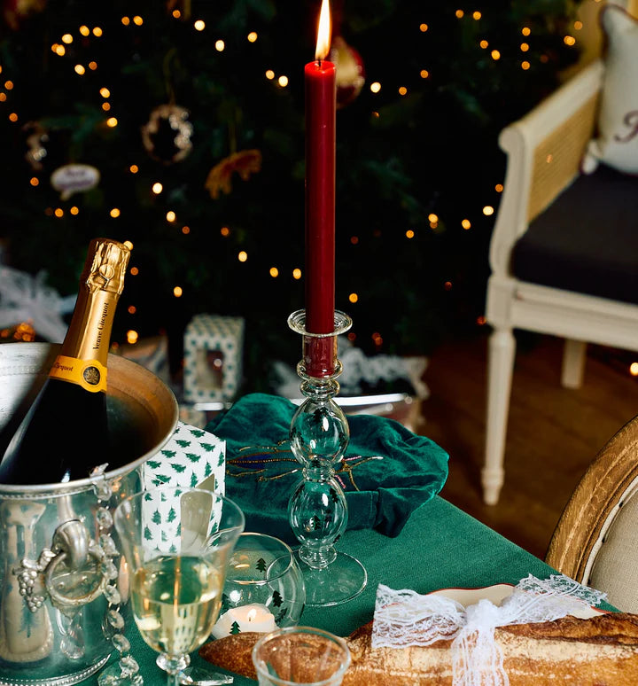 Christmas Forest Candle Holder - Green