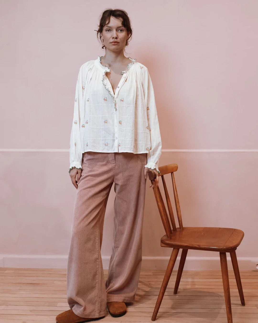 Elyana Blouse - Ecru