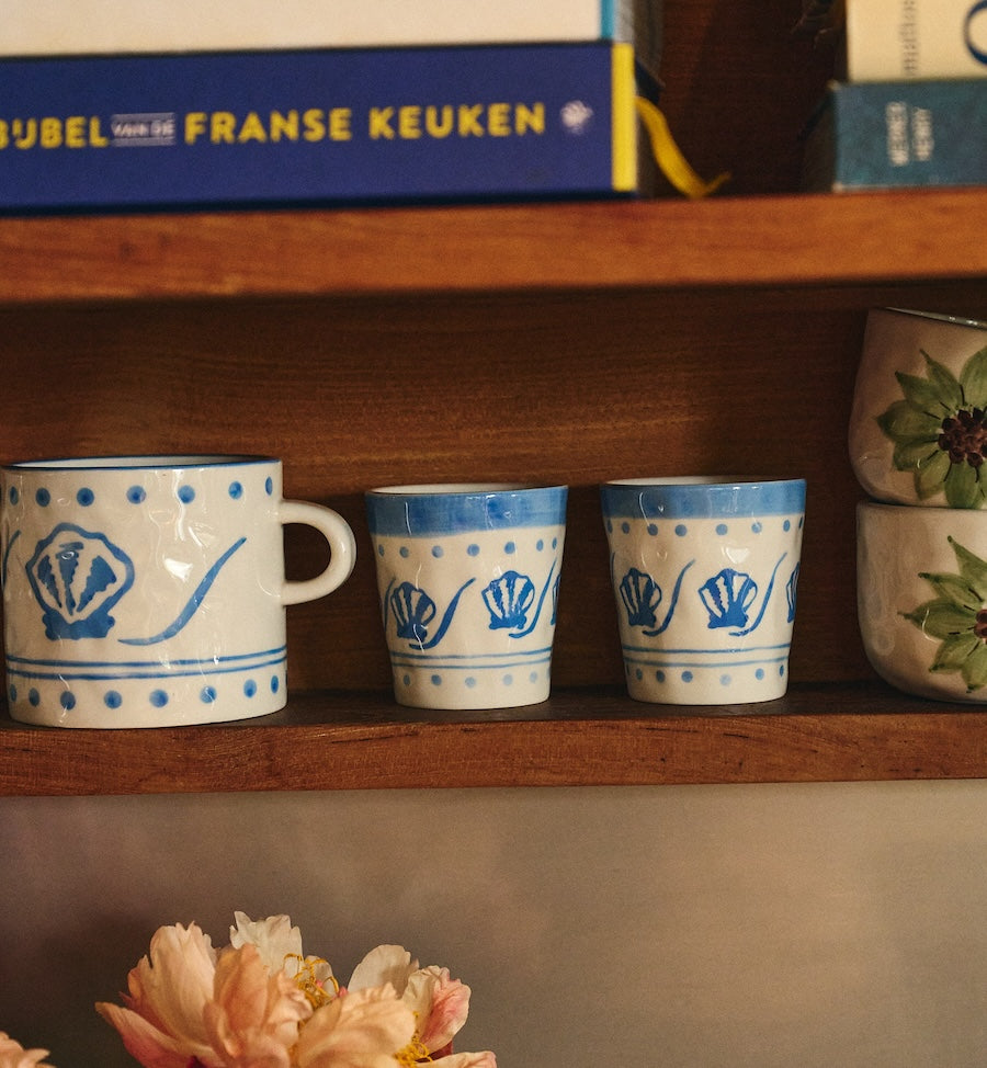 Azure Shore Coffee Cup Blue